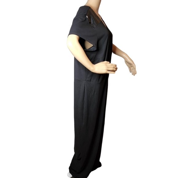 NWT Ashley Stewart Black Stretchy Jumper Short Sleeves Size 22/24 3X - Picture 5 of 13